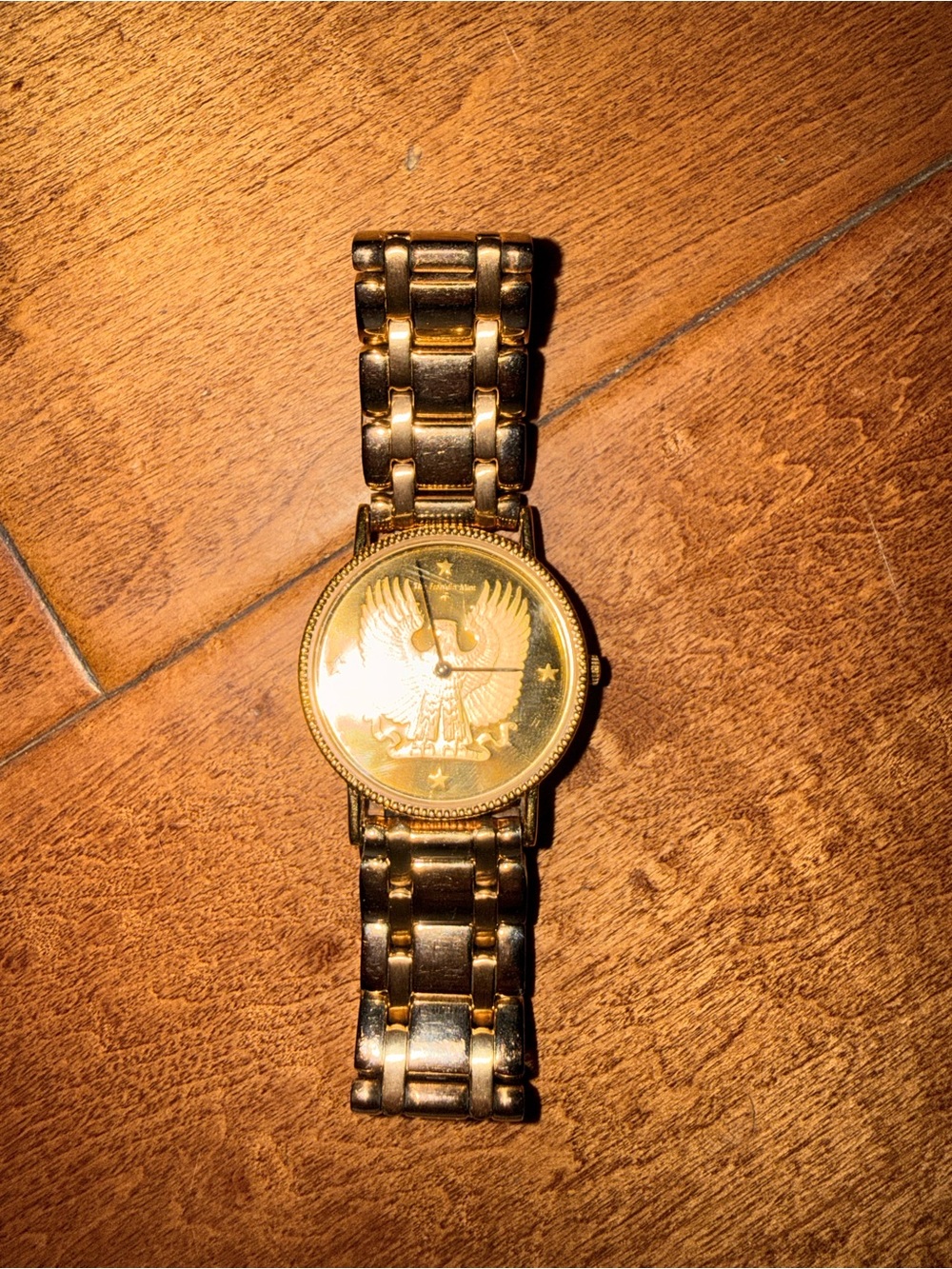 THE FRANKLIN MINT AMERICAN EAGLE DIAL SWISS MOV'T 198… - Gem